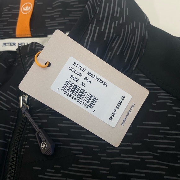 NWT PETER MILLAR Merge Elite Hybrid Jacket Black. 2023 Model $230 Size XL - Picture 12 of 16